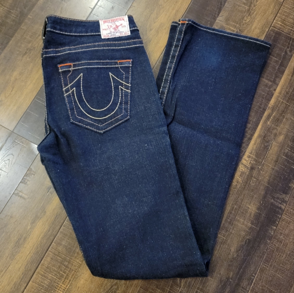 True Religion Jeans Johnny Boot Cut Low Rise Size 30 New